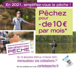 mensualisation 2021 - carte de pêche