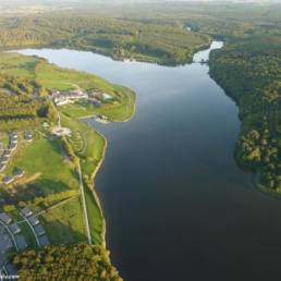 lac-val-joly vue aerienne - Eppe Sauvage - Etang fédéral - Parcours famille